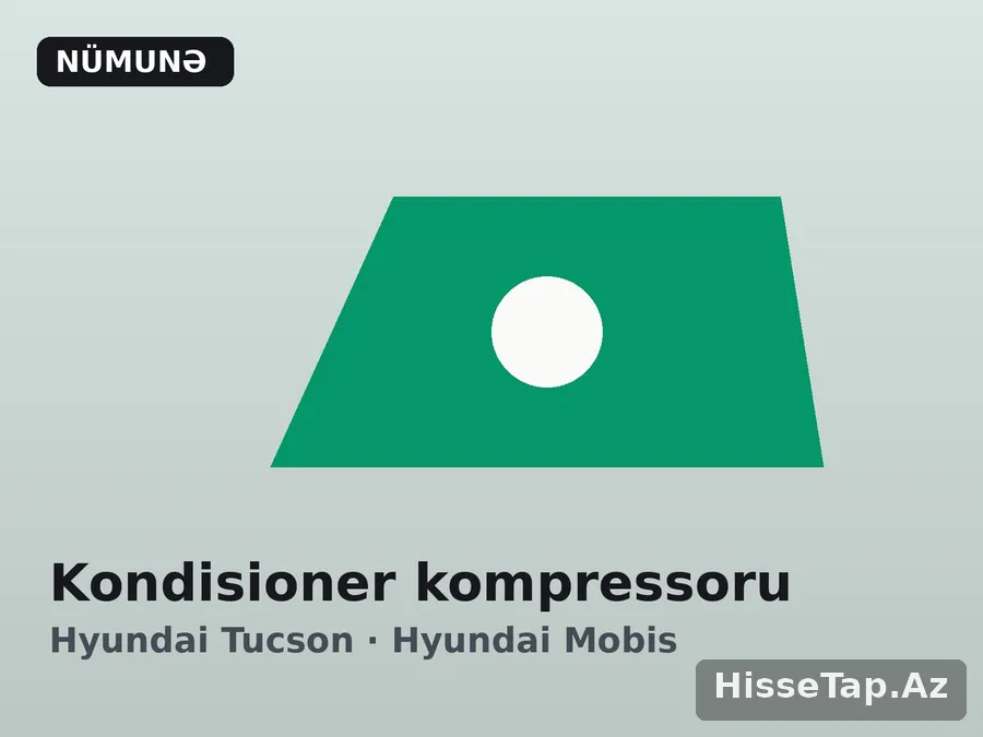 Kondisioner kompressoru — Hyundai Tucson 2015–2020