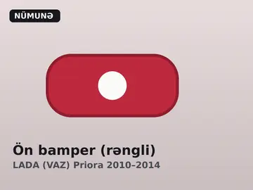 Ön bamper (rəngli)