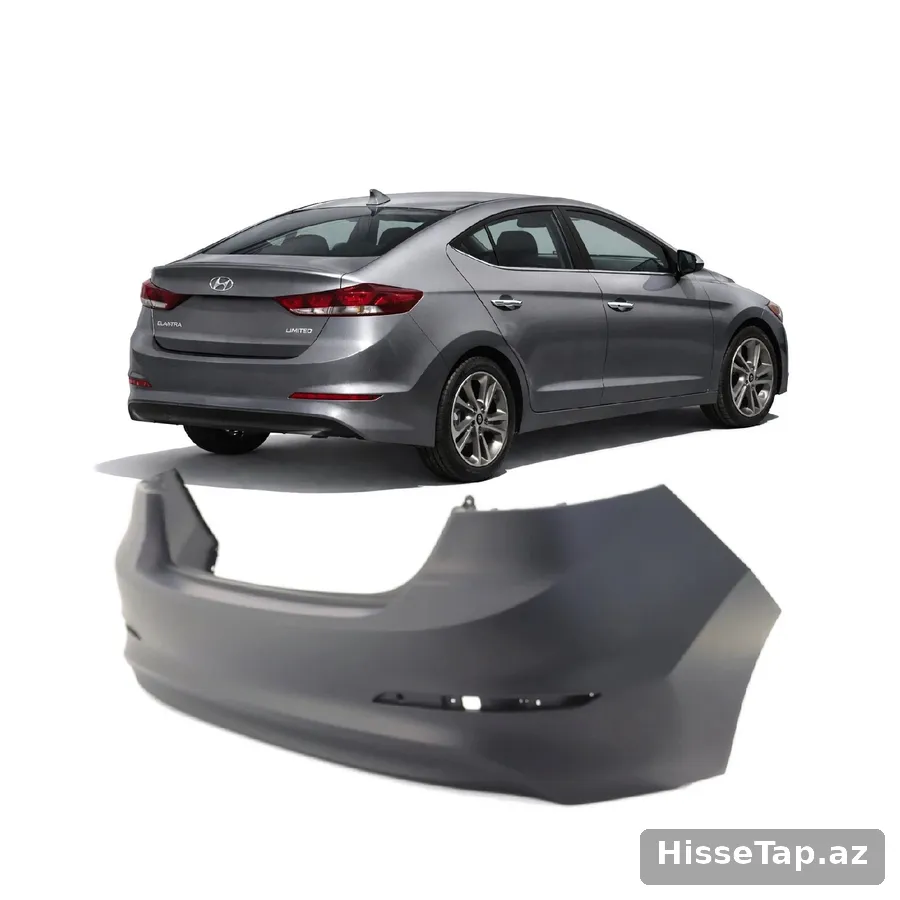 Arxa Bamper — Hyundai Elantra 2017–2018