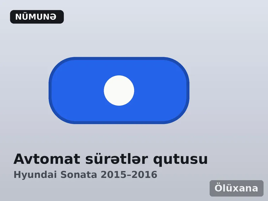Avtomat sürətlər qutusu — Hyundai Sonata 2015–2016