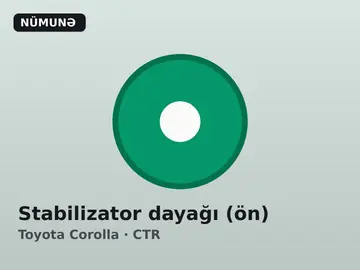 Stabilizator dayağı (ön)
