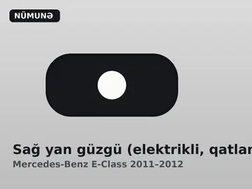 Sağ yan güzgü (elektrikli, qatlanan)
