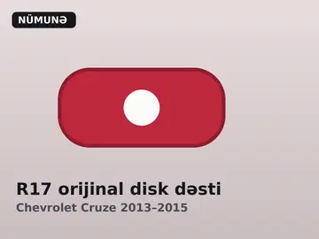 R17 orijinal disk dəsti