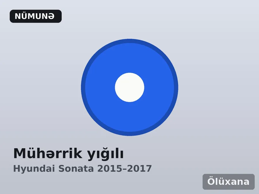 Mühərrik yığılı — Hyundai Sonata 2015–2017
