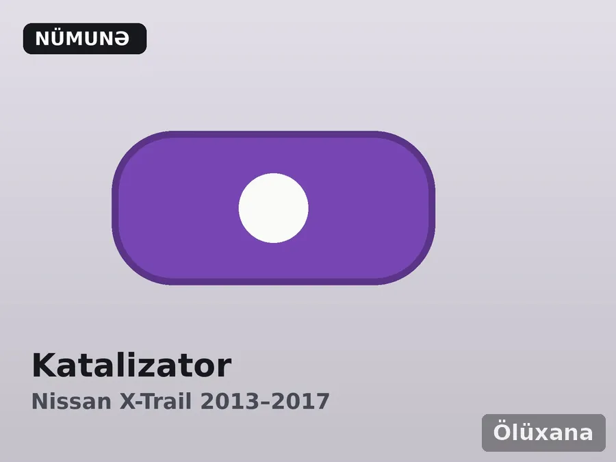 Katalizator — Nissan X-Trail 2013–2017