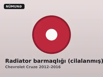Radiator barmaqlığı (cilalanmış)