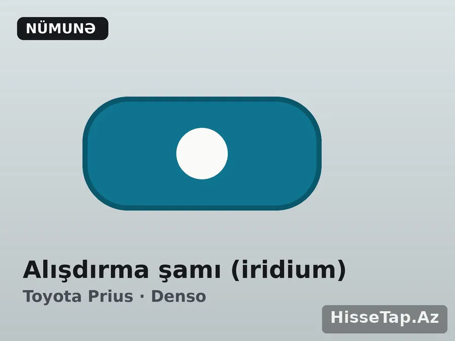 Alışdırma şamı (iridium) — Toyota Prius 2010–2018