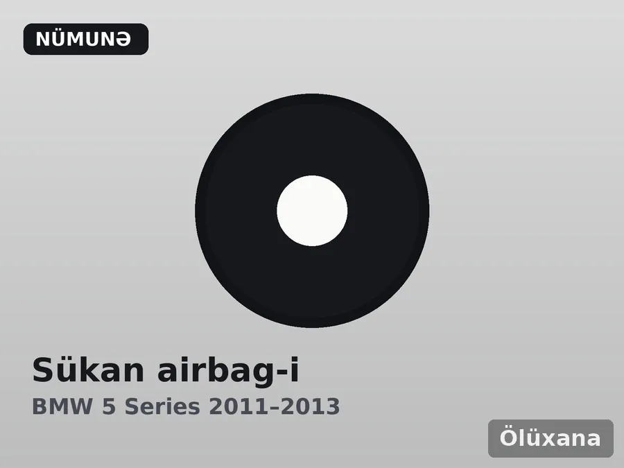 Sükan airbag-i — BMW 5 Series 2011–2013