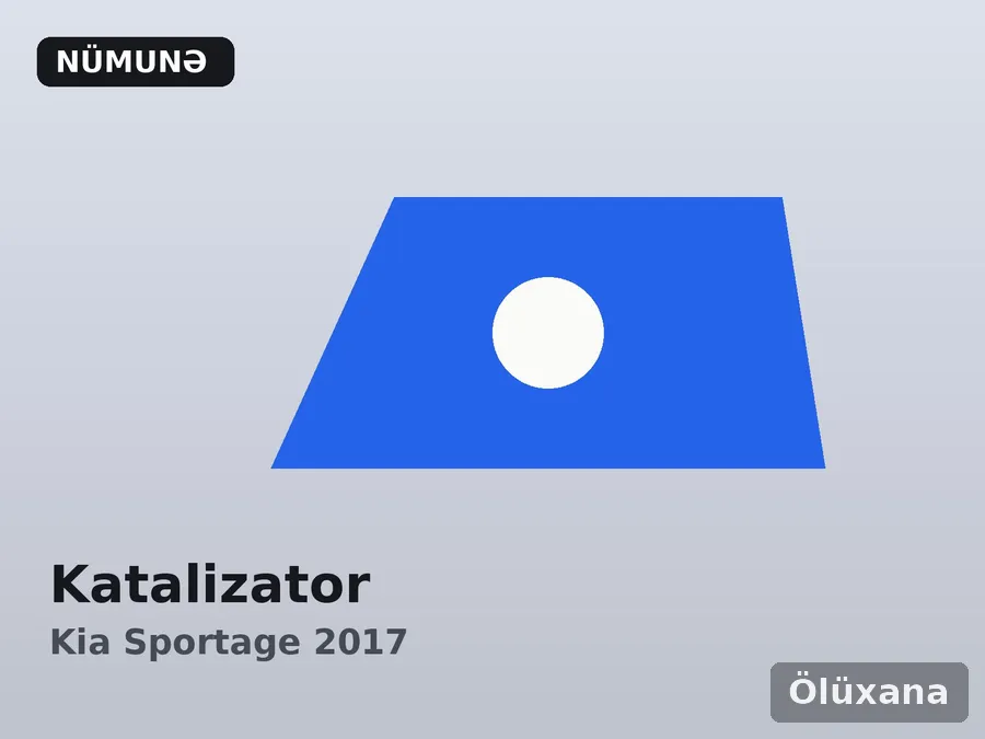 Katalizator — Kia Sportage 2017