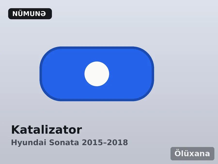 Katalizator — Hyundai Sonata 2015–2018