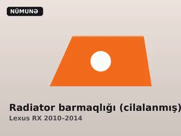 Radiator barmaqlığı (cilalanmış)