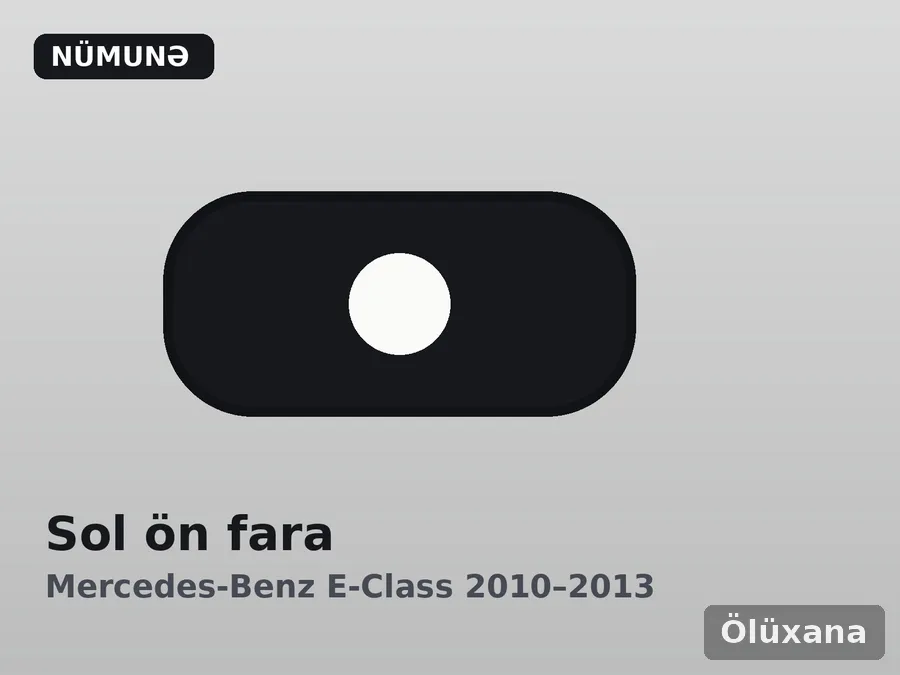 Sol ön fara — Mercedes-Benz E-Class 2010–2013