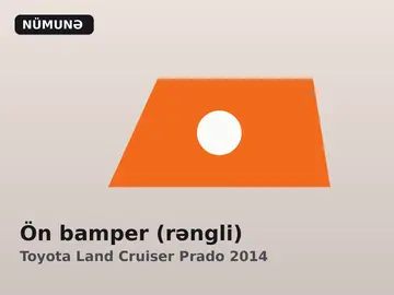Ön bamper (rəngli)