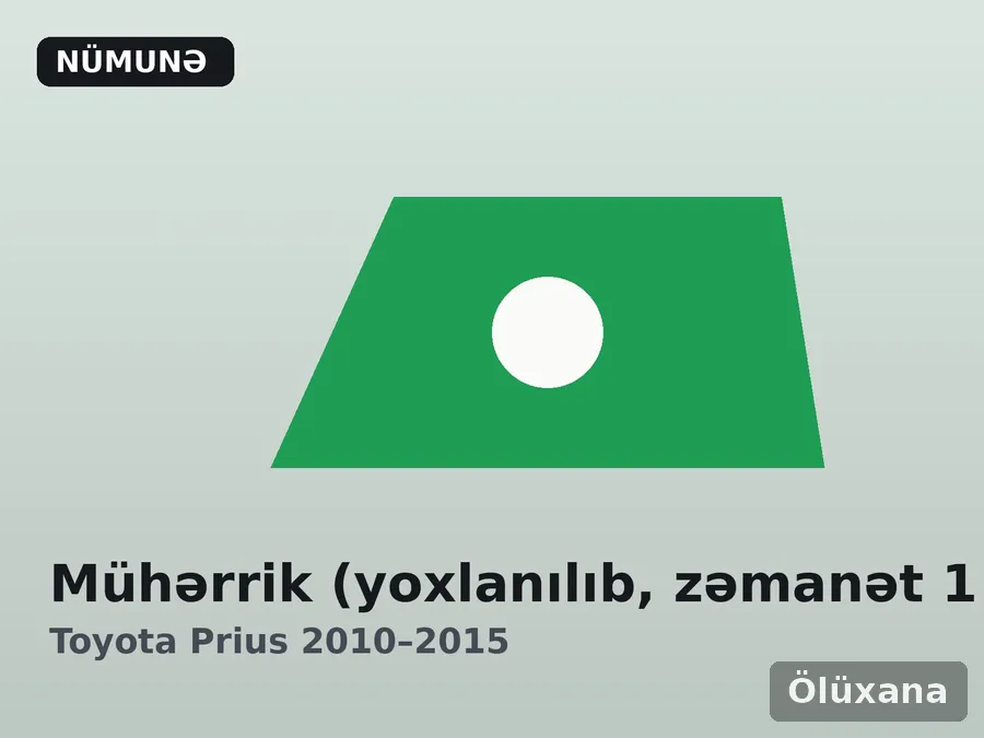 Mühərrik (yoxlanılıb, zəmanət 1 ay) — Toyota Prius 2010–2015