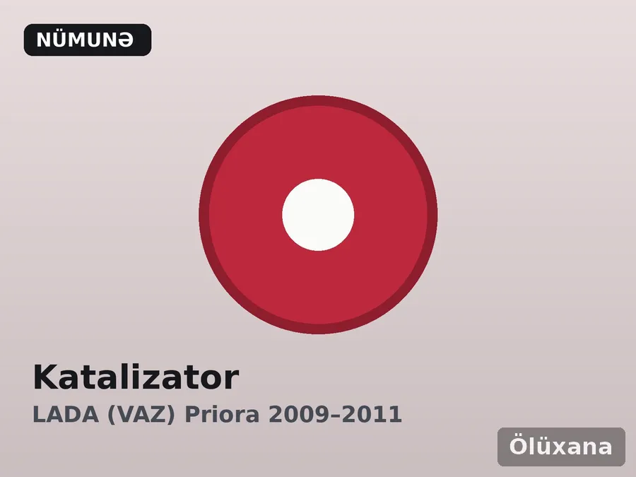 Katalizator — LADA (VAZ) Priora 2009–2011